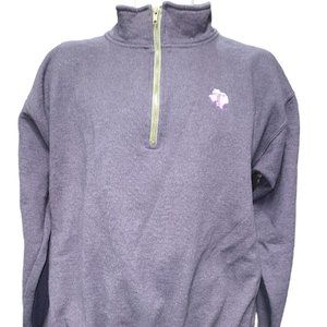Tarleton State University Texans 1/4 zip Coat Jacket Medium Stephenville Texas